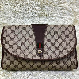 グッチ(Gucci)のグッチ　クラッチバッグ　シェリー　インターロッキング　GG柄　PVC(クラッチバッグ)