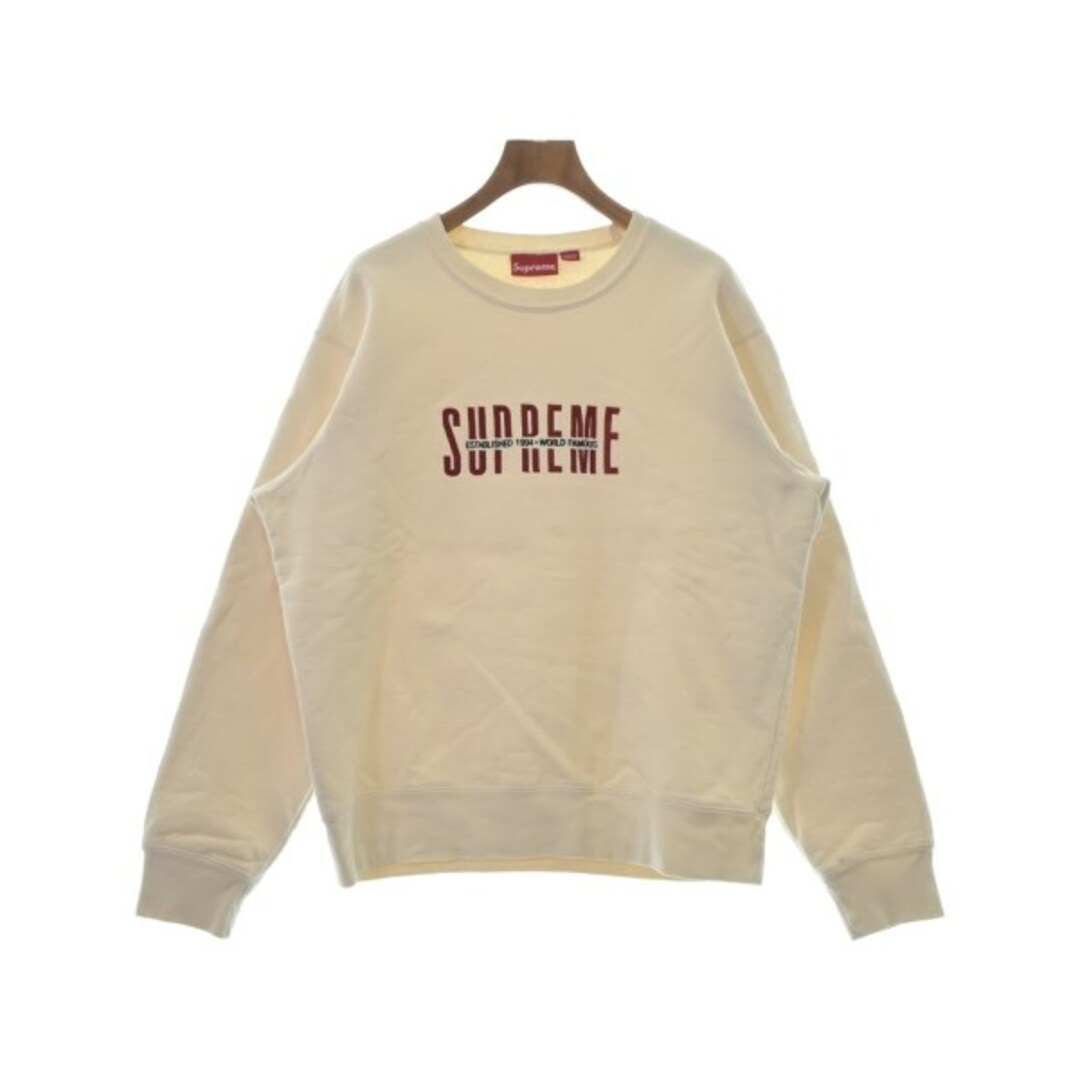 インターネット販売 Supreme シュプリーム スウェット M 白系x赤x黒