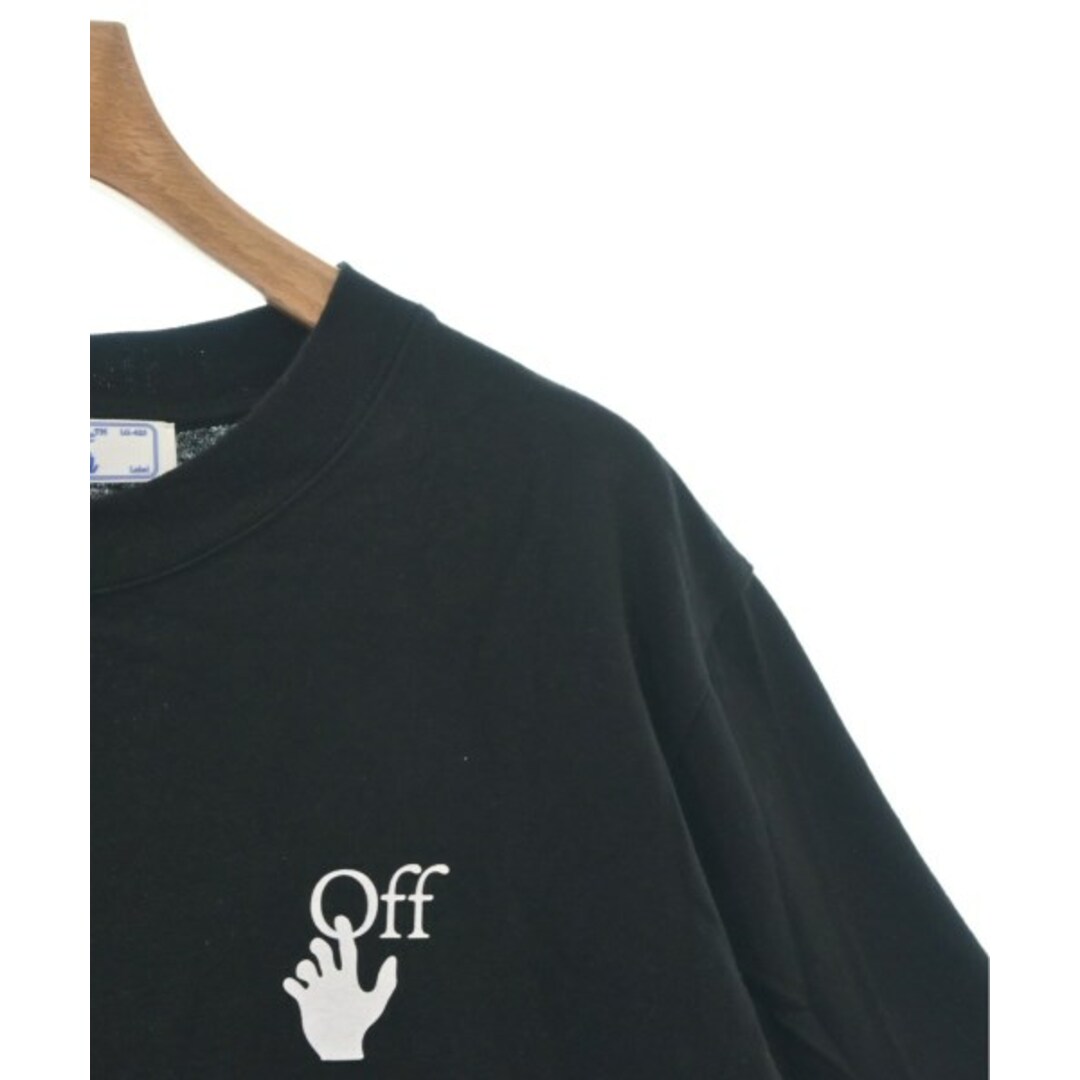 OFF-WHITE オフホワイト Tシャツ・カットソー M 白x黒(総柄)