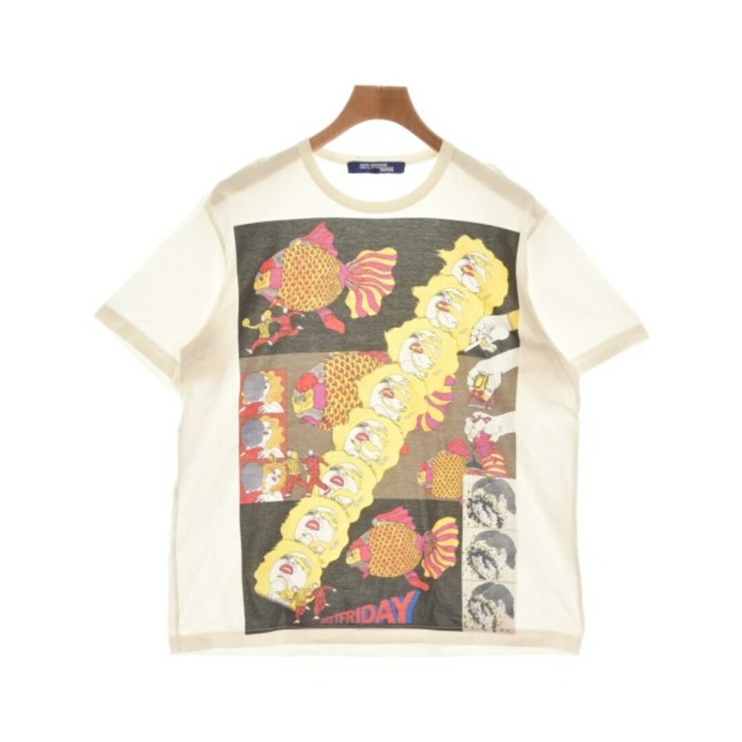 JUNYA WATANABE MAN Tシャツ・カットソー M 白半袖柄 - Tシャツ