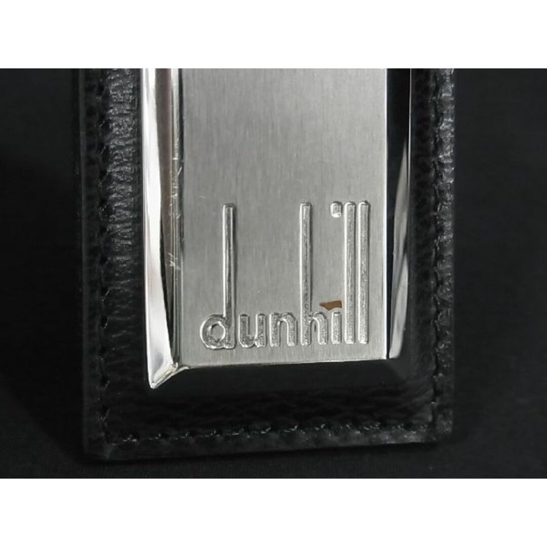 Dunhill(ダンヒル)のdunhill ダンヒル レザー キーリング キーホルダー チャーム メンズ ブラック系×シルバー系 DD2704 メンズのメンズ その他(その他)の商品写真