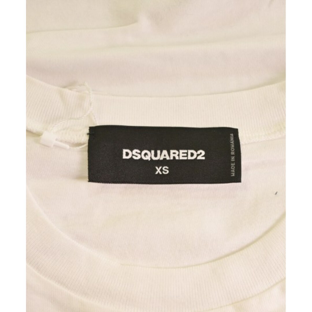 なし開閉DSQUARED ディースクエアード Tシャツ・カットソー XS 白