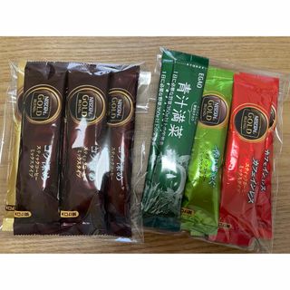 ネスカフェ(ネスカフェ)のお買い得　スティックタイプコーヒー9袋+青汁満菜3袋(コーヒー)