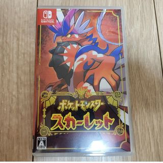 ニンテンドースイッチ(Nintendo Switch)の【美品】ポケットモンスター スカーレット/Switch(家庭用ゲームソフト)