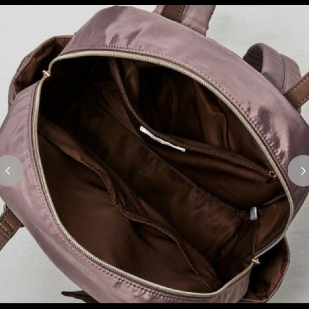 しまむら(シマムラ)のしまむら  青木美沙子 フリルリュック パープル  バッグパック  限定 完売 レディースのバッグ(リュック/バックパック)の商品写真