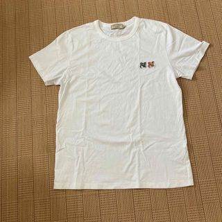 メゾンキツネ(MAISON KITSUNE')のメゾンキツネ　シャツ　M 白(Tシャツ/カットソー(半袖/袖なし))