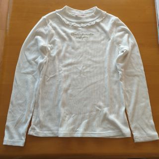 メゾピアノジュニア(mezzo piano junior)のメゾピアノ　リブハイネック長袖Tシャツ　L　160cm(Tシャツ/カットソー)