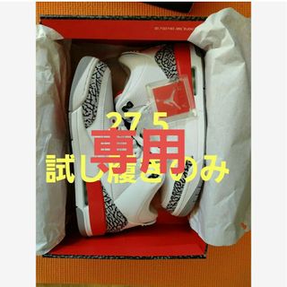 ジョーダン(Jordan Brand（NIKE）)のNIKE　ナイキ エア ジョーダン 3 カトリーナ 27.5cm(スニーカー)