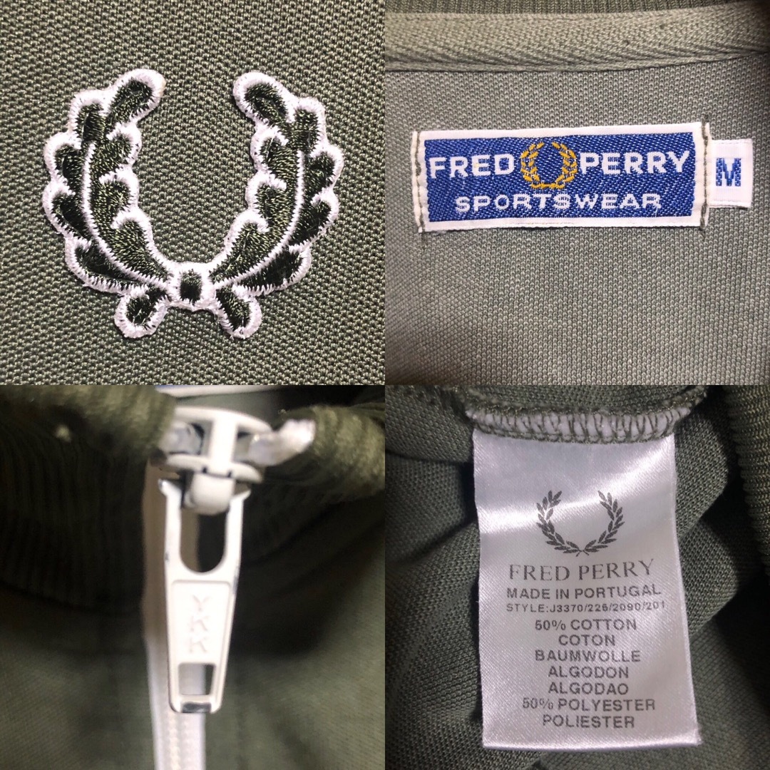 FRED PERRY - 90s⭐️Fred Perryトラックジャケット M 刺繍 vintage