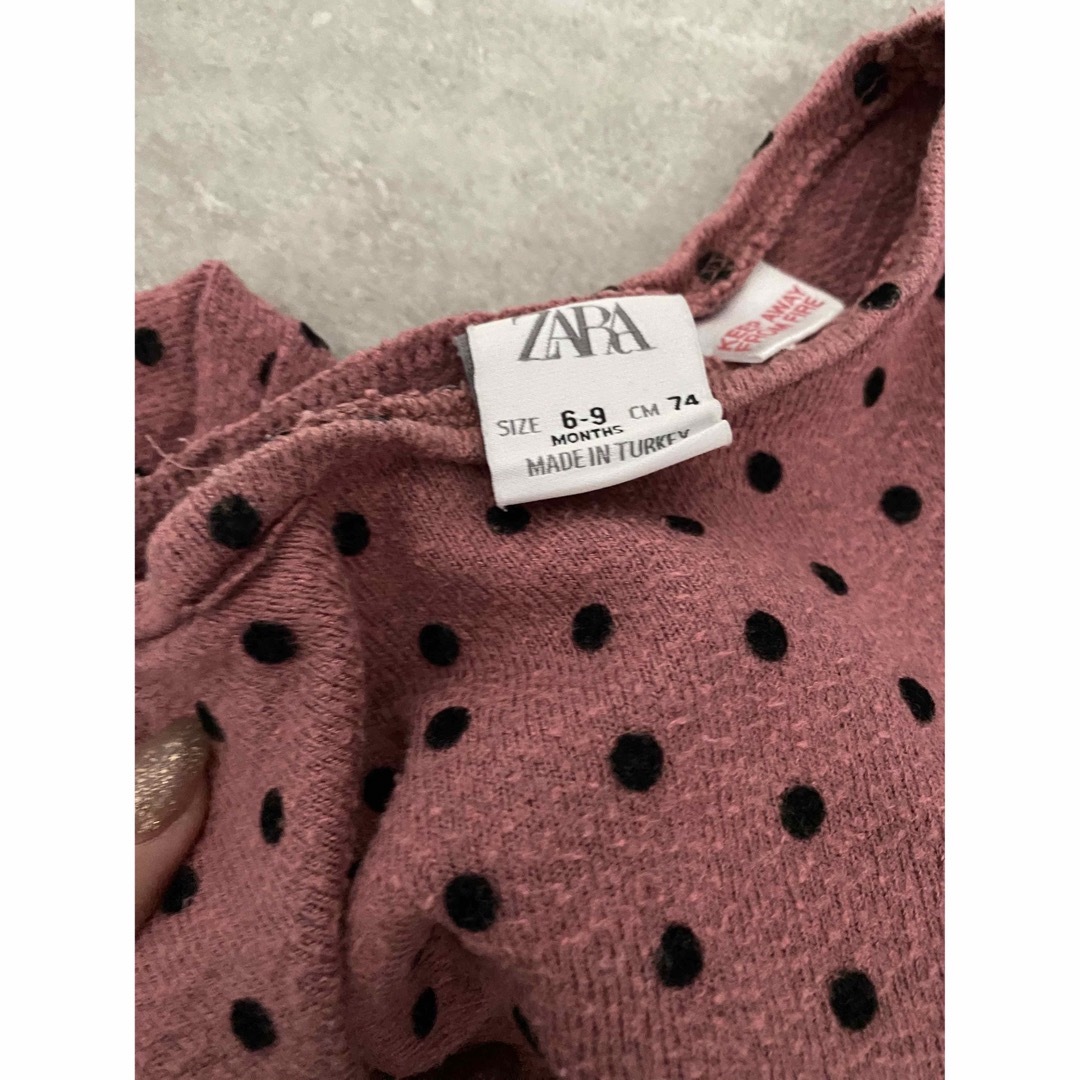 ZARA KIDS(ザラキッズ)のザラベイビー　ドット柄　セットアップ キッズ/ベビー/マタニティのベビー服(~85cm)(パンツ)の商品写真