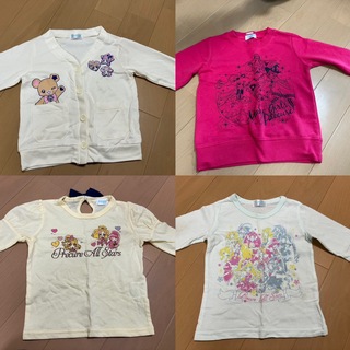 バンダイ(BANDAI)のプリキュア　長袖 トップス　４枚セット(Tシャツ/カットソー)