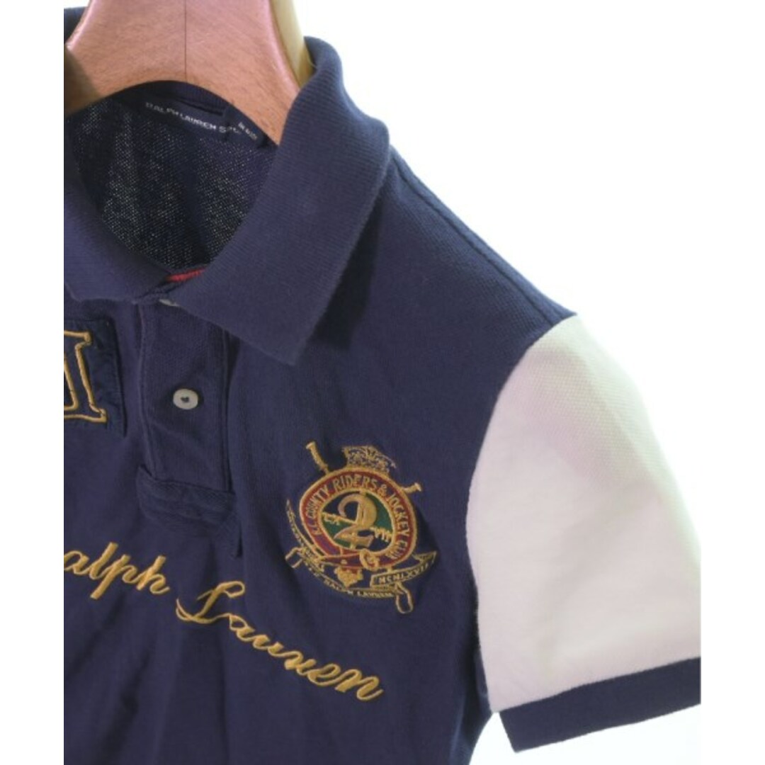 RALPH LAUREN SPORT ポロシャツ XS 紺 【古着】【中古】 レディースのトップス(ポロシャツ)の商品写真