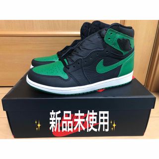 ジョーダン(Jordan Brand（NIKE）)のaj1 pinegreen ジョーダン1 パイングリーン(スニーカー)