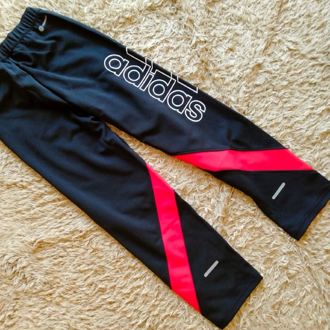 adidas(アディダス)のadidas ウォームアップパンツ 150cm ブラック キッズ/ベビー/マタニティのキッズ服男の子用(90cm~)(パンツ/スパッツ)の商品写真