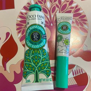 ロクシタン(L'OCCITANE)のロクシタン　スパークリングリーフシアハンドクリーム ネイルオイル(ネイルケア)