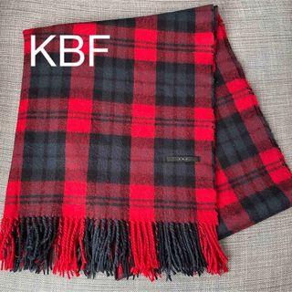 ケービーエフ(KBF)のKBF 大判ストール チェック マフラー(マフラー/ショール)