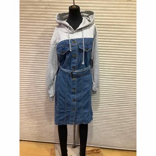 d.i.a - d.i.aダイア美良品 重ね着風デニムスエットワンピ 2点以上