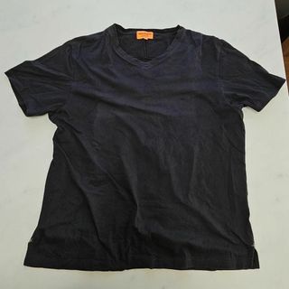 タカキュー(TAKA-Q)の黒 ブラック Tシャツ Vネック シンプル 綿100％ Mサイズ メンズ 無地(Tシャツ/カットソー(半袖/袖なし))