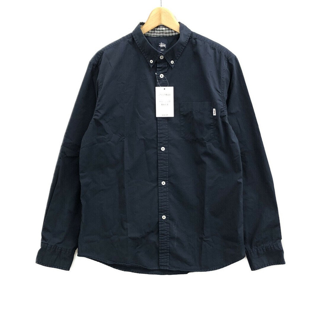 ステューシー STUSSY ボタンダウン長袖シャツ    メンズ LARGE