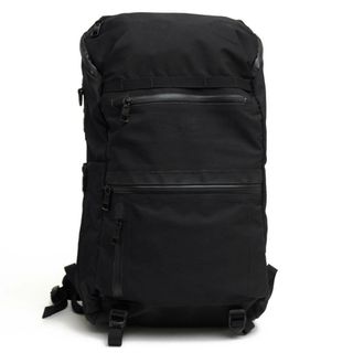 AS2OV - アッソブ／AS2OV リュック バッグ バックパック メンズ 男性 男性用ナイロン ブラック 黒  141612 WATER PROOF CORDURA 305D ROUND ZIP BACKPACK ウォータープルーフ コーデュラ ラウンドジップ バックパック ノートPC収納可 デイパック