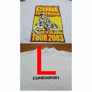 キューン(CUNE)のcune キューン うさぎ 世田谷 2003年　ワールドツアー Tシャツ L(Tシャツ/カットソー(半袖/袖なし))