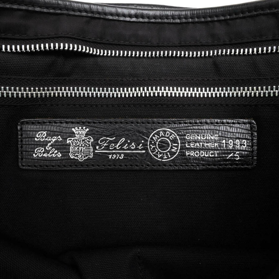 Felisi(フェリージ)のフェリージ／Felisi バッグ ブリーフケース ビジネスバッグ 鞄 ビジネス メンズ 男性 男性用ナイロン レザー 革 本革 ブラック 黒  1993/5 定番 メンズのバッグ(ビジネスバッグ)の商品写真