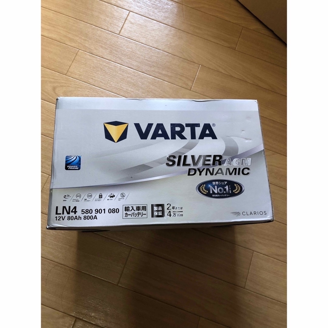 輸入車　カーバッテリー　580 901 080 VARTA