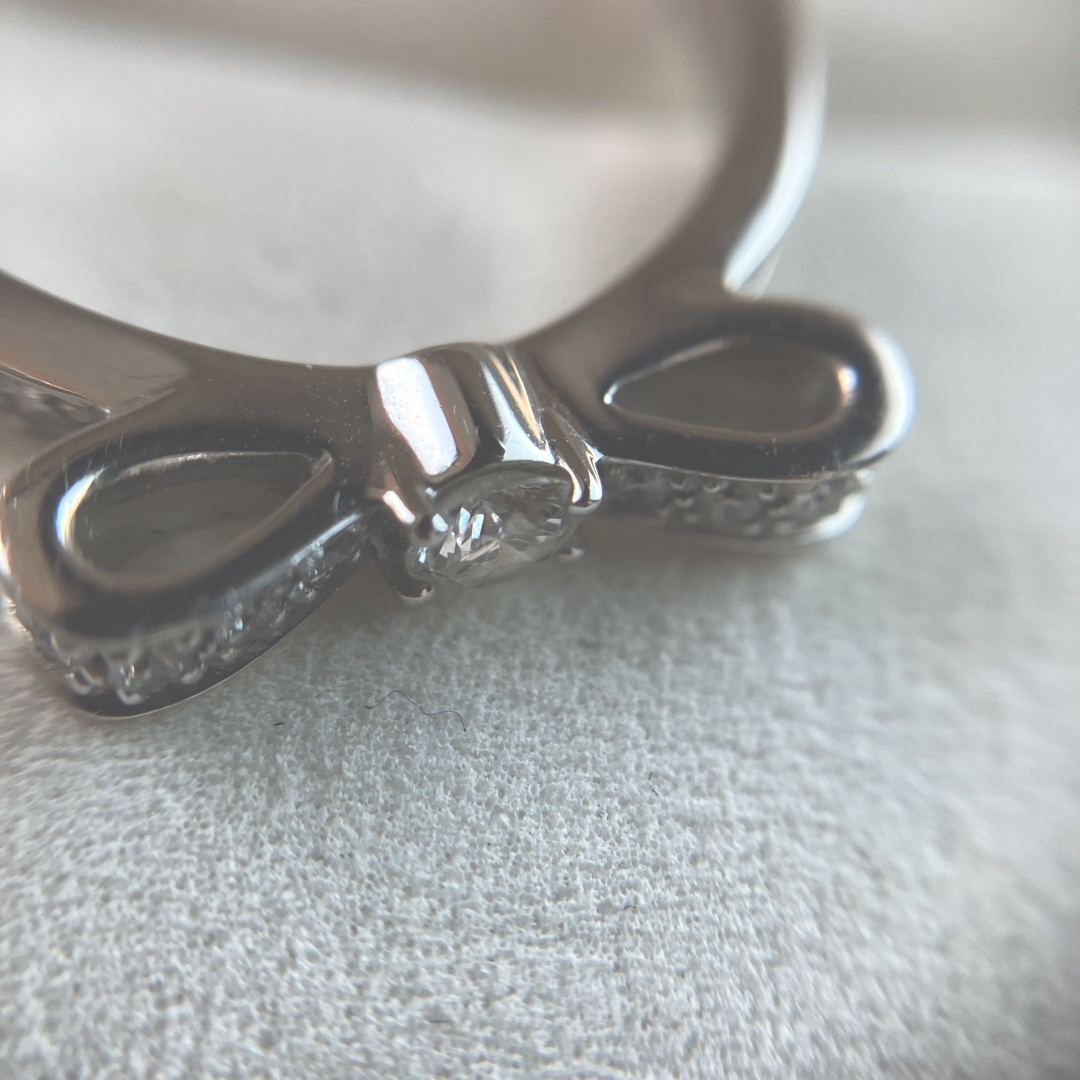 CHANEL(シャネル)のCHANEL  リュバンドゥ　リボンダイヤモンドリング レディースのアクセサリー(リング(指輪))の商品写真