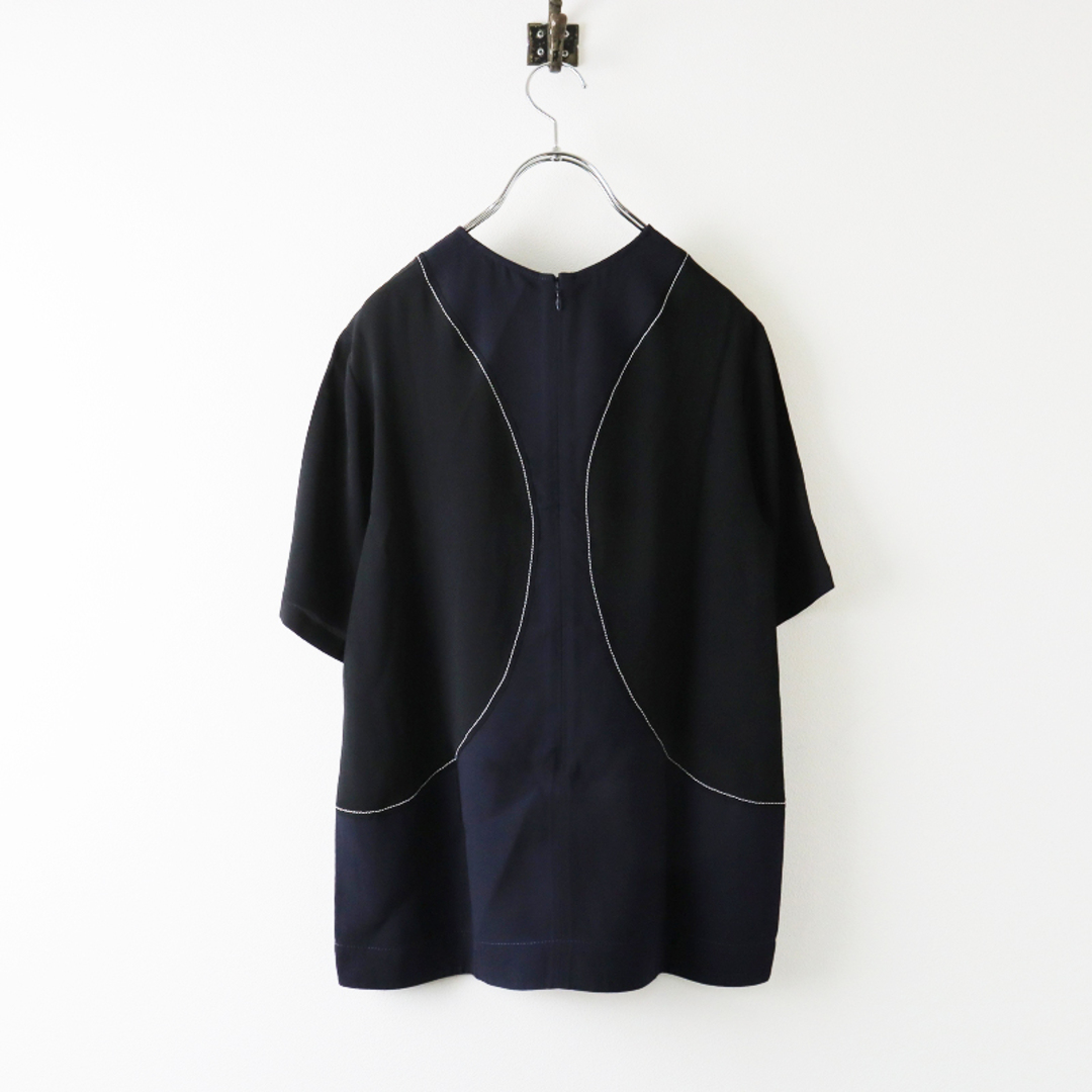 マルニ MARNI 20SS 総柄 ギャザーポンチョシャツ ブラウス 40