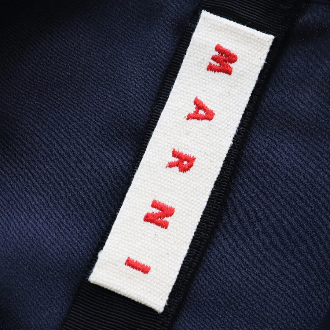 マルニ MARNI 20SS 総柄 ギャザーポンチョシャツ ブラウス 40