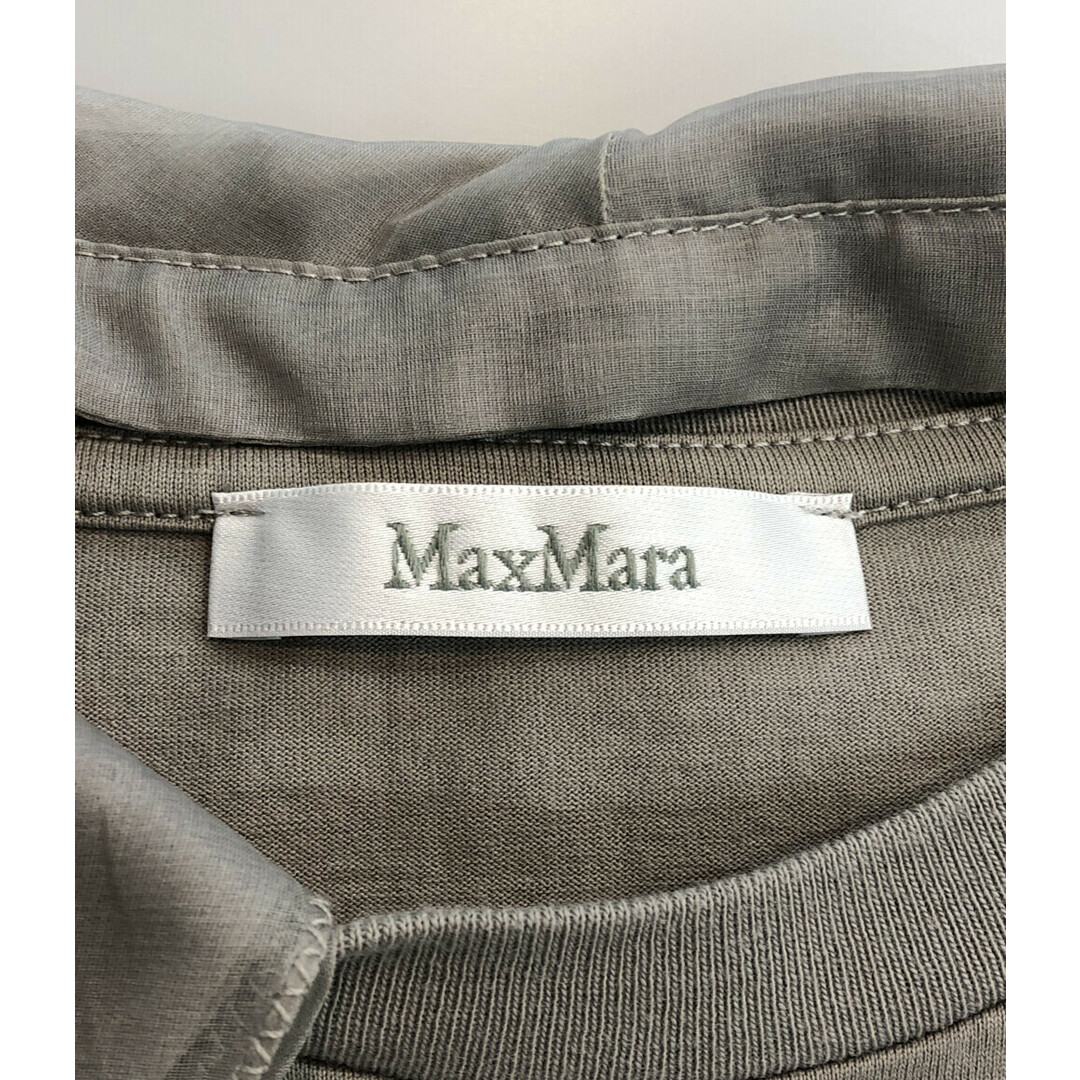 Max Mara(マックスマーラ)のマックスマーラ MAX MARA 半袖レイヤードフリルTシャツ レディース S レディースのトップス(Tシャツ(半袖/袖なし))の商品写真