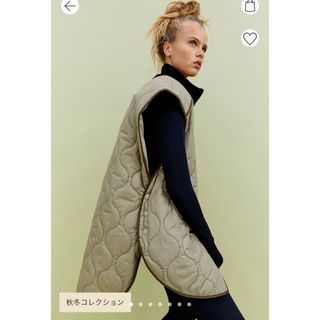 H&M キルティングベスト　新品　タグ付き