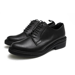 ワイズ／Y's シューズ ビジネスシューズ 靴 ビジネス レディース 女性 女性用レザー 革 本革 ブラック 黒  YU-E06-705 オックスフォードシューズ Vibramソール プレーントゥ
