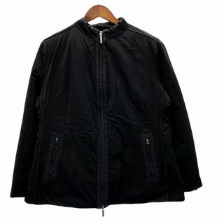 バーバリー(BURBERRY)のBURBERRY バーバリー ジャケット ダブルジップ ブラック (レディース Mサイズ相当) 中古 古着 O8228(その他)