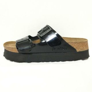 BIRKENSTOCKビルケンシュトック新古品シルバーラメパープルボワ37 レア