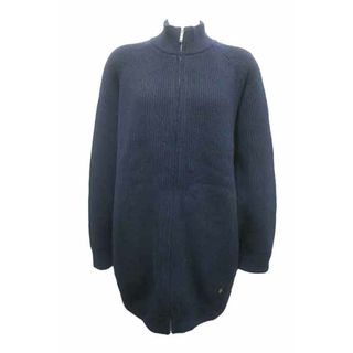 マッキントッシュ(MACKINTOSH)の【中古】MACKINTOSH LONDON マッキントッシュ  トップス レディース カーディガン ジップアップニット サイズ38 ウール 日本製(ニット/セーター)