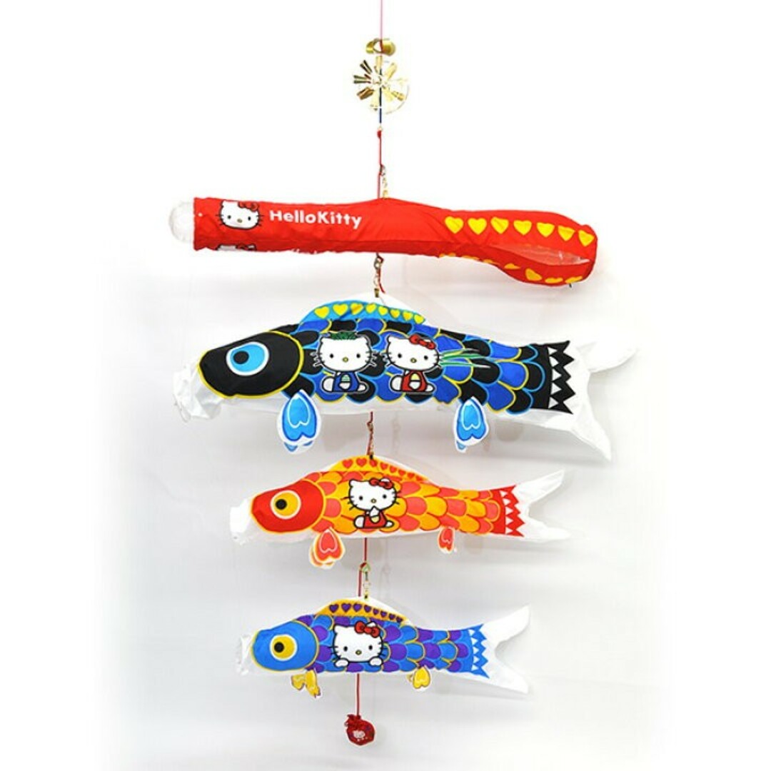 キティちゃん 鯉のぼり 鯉物語 室内室外飾り サンリオ 子どもの日 端午の節句のサムネイル