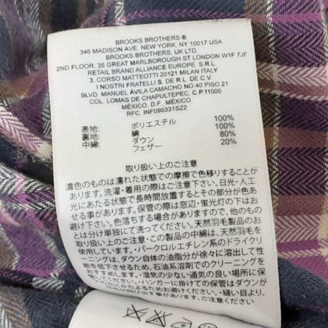 BROOKS BROTHERS ブルックスブラザーズ ミンクファー ダウンベスト size0/茶 ◇■ レディース