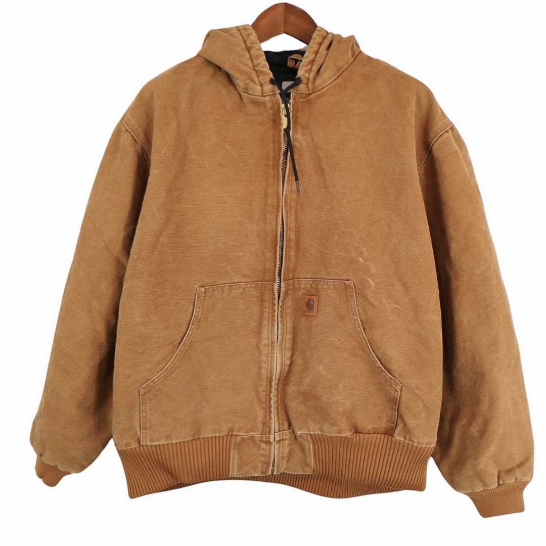 Carhartt カーハート アクティブジャケット 防寒 ワーク ダック地 ブラウン (メンズ XL) 中古 古着 O8339 | フリマアプリ ラクマ