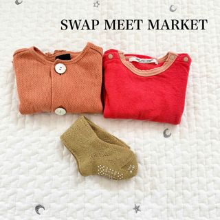 SWAP MEET MARKET - 【FITH】80cm 薄手カーディガン　ボレロ　長袖Tシャツ　靴下　日本製