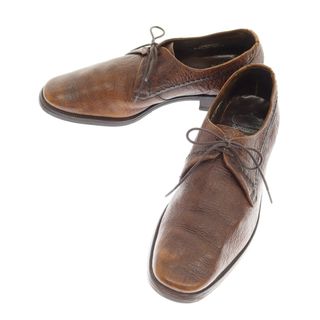 【中古】グレンソン GRENSON ヴィンテージ アンテロープレザー ドレスシューズ ブラウン【サイズ9 1/2EX】【メンズ】(ドレス/ビジネス)