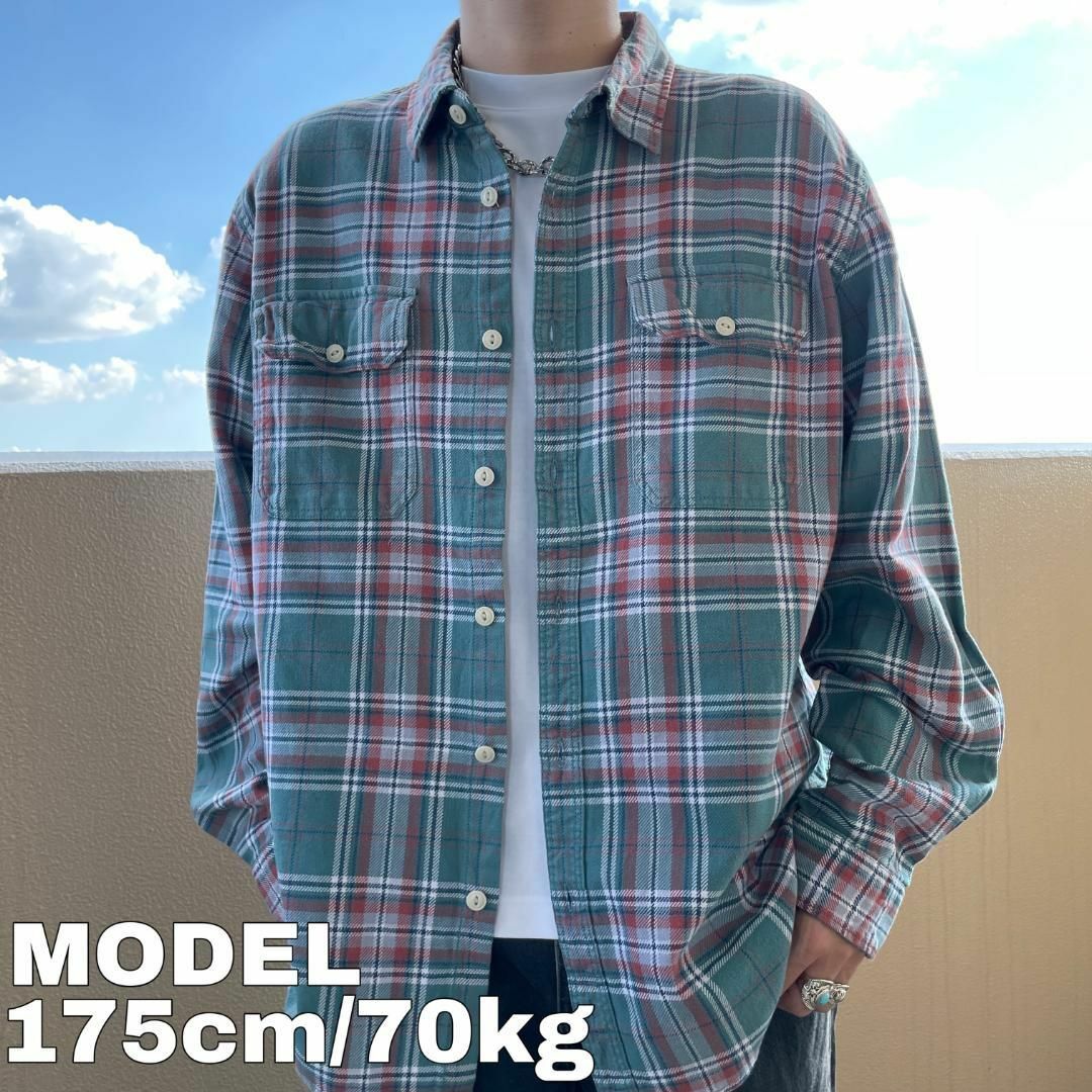 Eddie Bauer - エディーバウアー チェックシャツ シャツアウター W