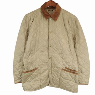 イングランド製 Barbour バブアー FLYWEIGHT JACKET キルティングジャケット 防寒  ユーロ ベージュ (メンズ M)   O8157