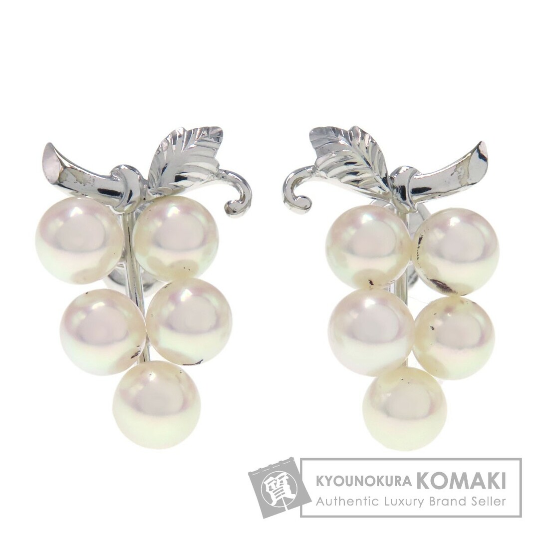 MIKIMOTO パール 真珠 イヤリング SV レディース