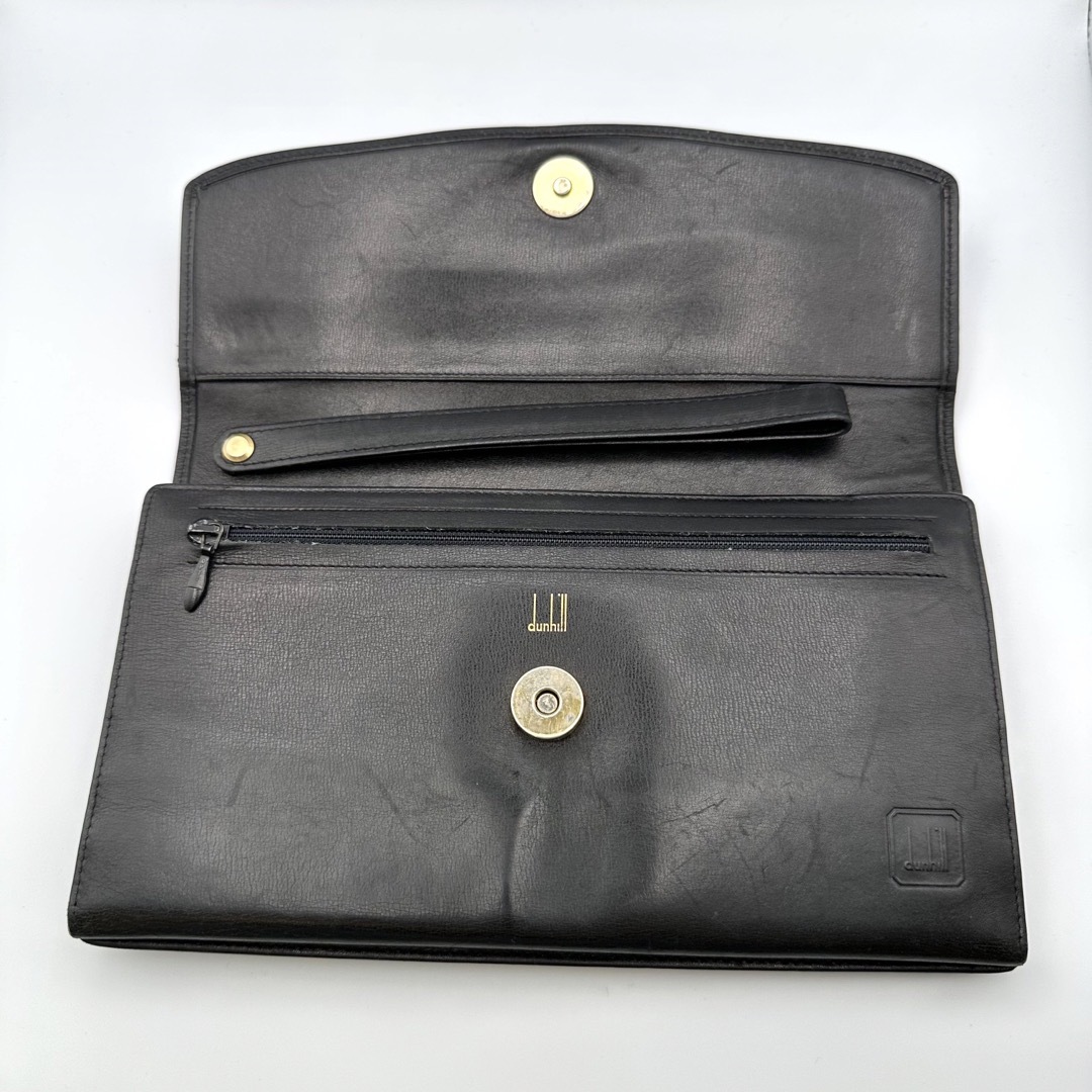 Dunhill(ダンヒル)のクラッチバッグ　バック　黒　ダンヒル　dunhil セカンドバッグ　財布 メンズのバッグ(セカンドバッグ/クラッチバッグ)の商品写真