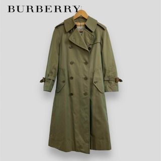 バーバリー(BURBERRY) トレンチコート(レディース)（グリーン・カーキ