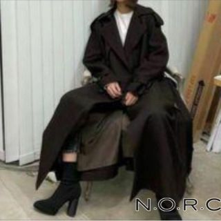 ノーク(N.O.R.C)のN.O.R.C ドライウールトレンチコート ノーク 912051-9114(トレンチコート)