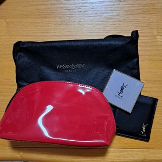 イヴサンローラン(Yves Saint Laurent)のYSL　コスメポーチ　ミラー　セット(ポーチ)