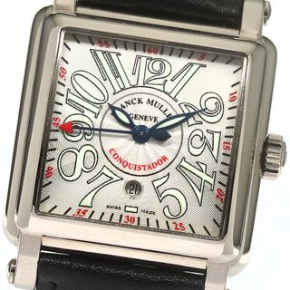 フランクミュラー(FRANCK MULLER)のフランクミュラー FRANCK MULLER 10000L コンキスタドール K18WG 自動巻き レディース 良品 箱・保証書付き_778562(腕時計)