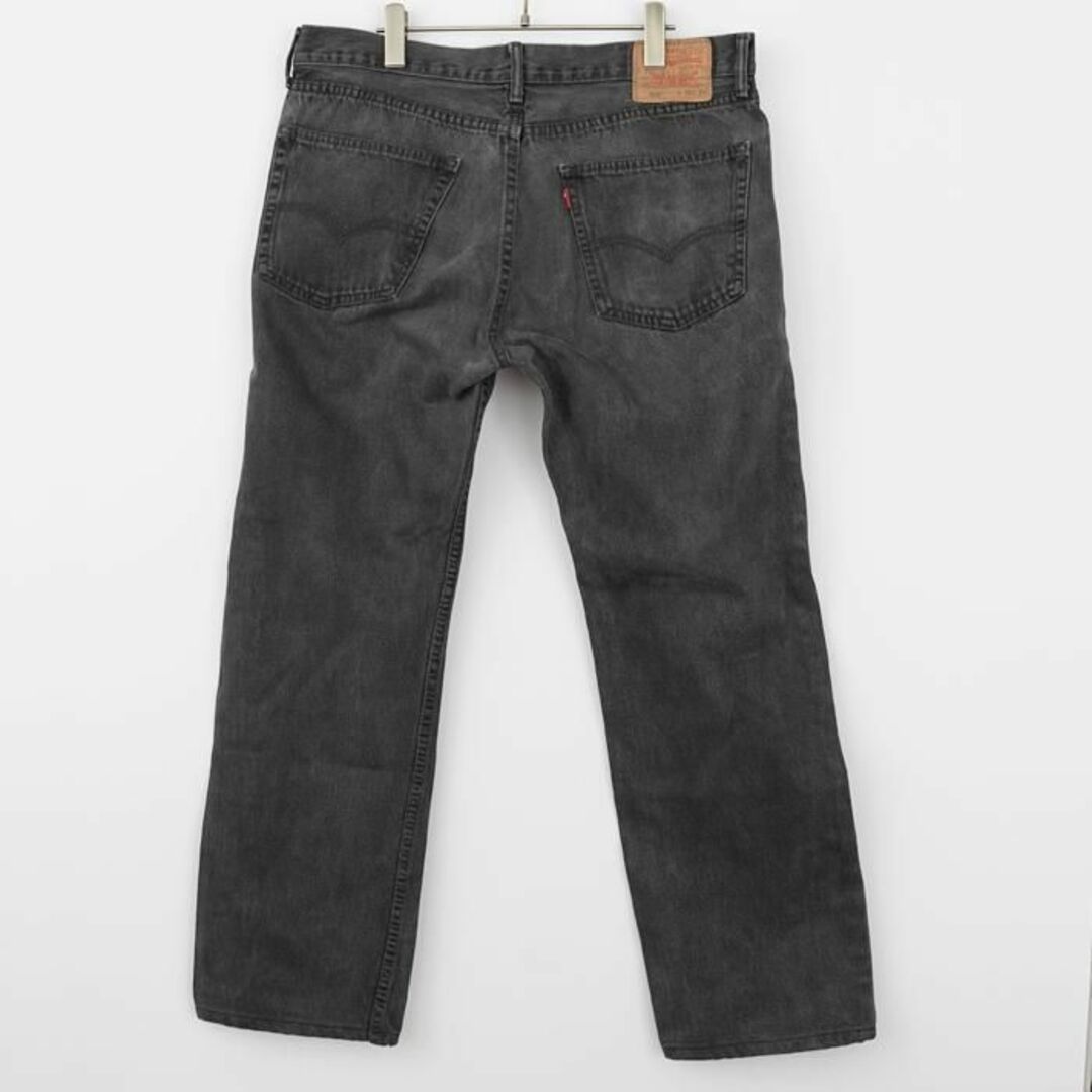 W36 Levi's リーバイス505 ブラックデニム バギーパンツ ワイド 黒